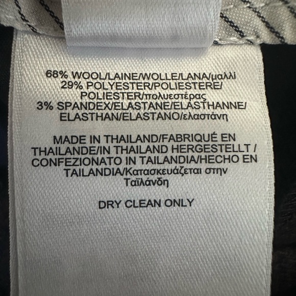 NWOT BROOKS BROTHERS RED FLEECE WOOL BLEND BROWN TWEED TROUSERS SIZE 4 - Picture 14 of 14